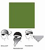 Olive Drab, 3 in 1 Wrap